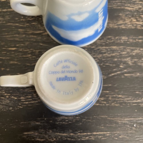 Lavazza World Cup France 98 Espresso Cup Pair - Picture 8 of 8