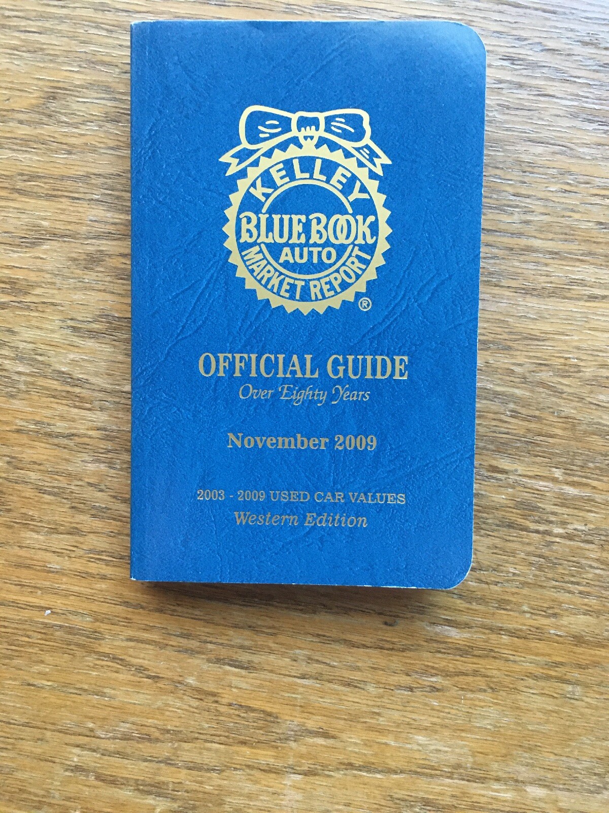 Kelley Blue Book Official Guide Nov 09 Used Car Value 200309 Western