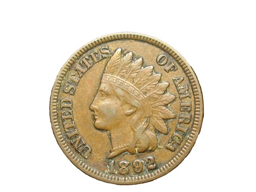 1892 Indian Head Cent Snow 6 