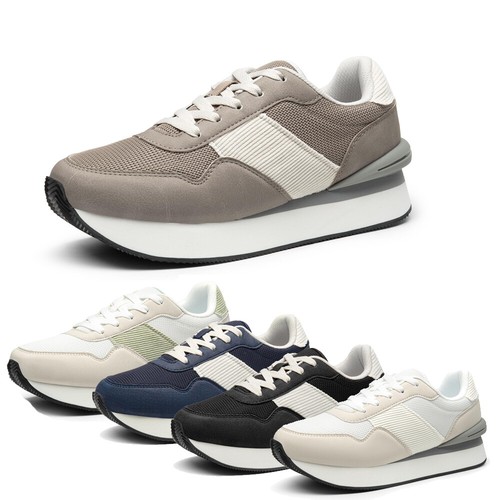 Mujer Tenis Plataforma para Caminar Cómodas Ligeras Informales Moda Tenis - Imagen 1 de 25