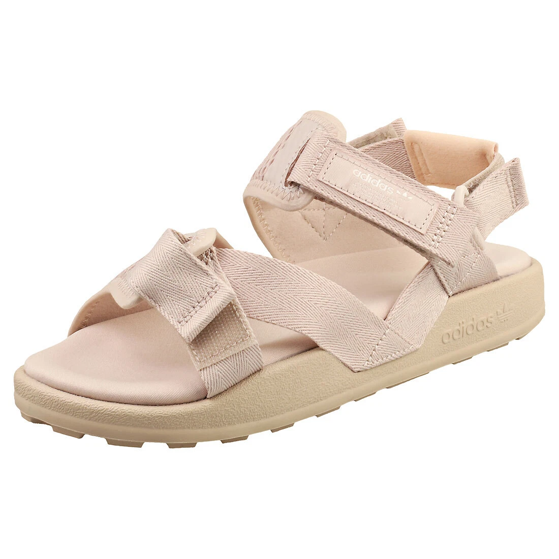 Adidas Adilette Adv sandali da passeggio da donna in tortora 3 UK