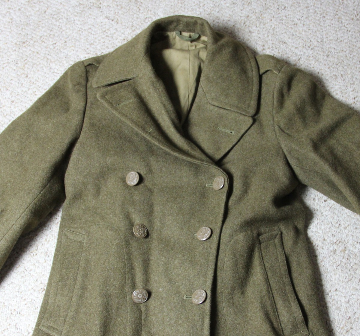 ジャケット・アウター maturely / Military Memory Over Coat French Army 40S Vintage M38 Motorcycle Coat 2 Jacket Men's