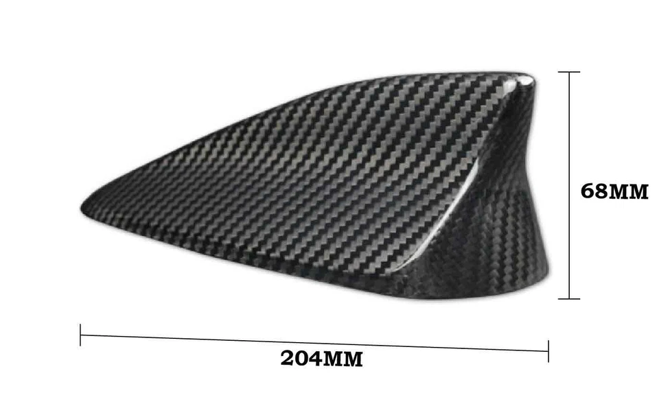 Fibra de carbono DURA REAL para Mazda CX-5 2015-20 aleta de tiburón techo tapa embellecedor Foto 3 de 4