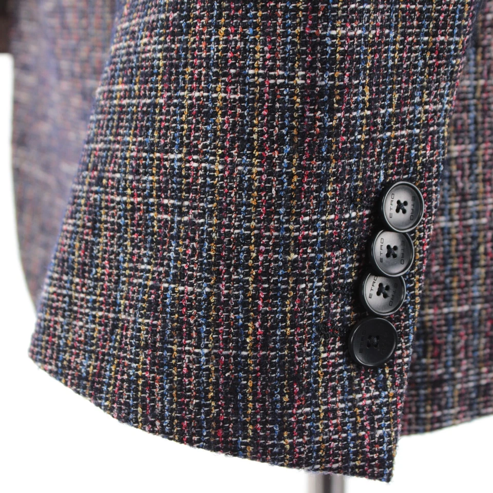 Abrigo deportivo Etro nuevo con etiquetas mezcla de algodón talla 56 (46 EE. UU.) en multicolor Foto 3 de 4