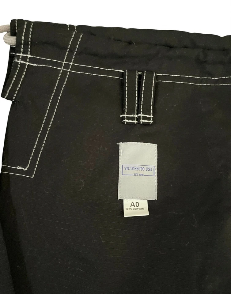 Lot of 2 VICTORBUDO USA Karate Jui Jitsu GI Black Cotton Uniform Pants size A0 - Image 4 of 4
