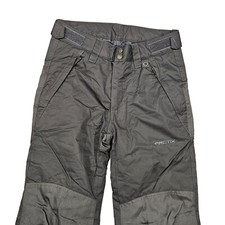 Arctix Kids Snow Pants with Reinforced Knees and Seat Gray Youth Large 28X26