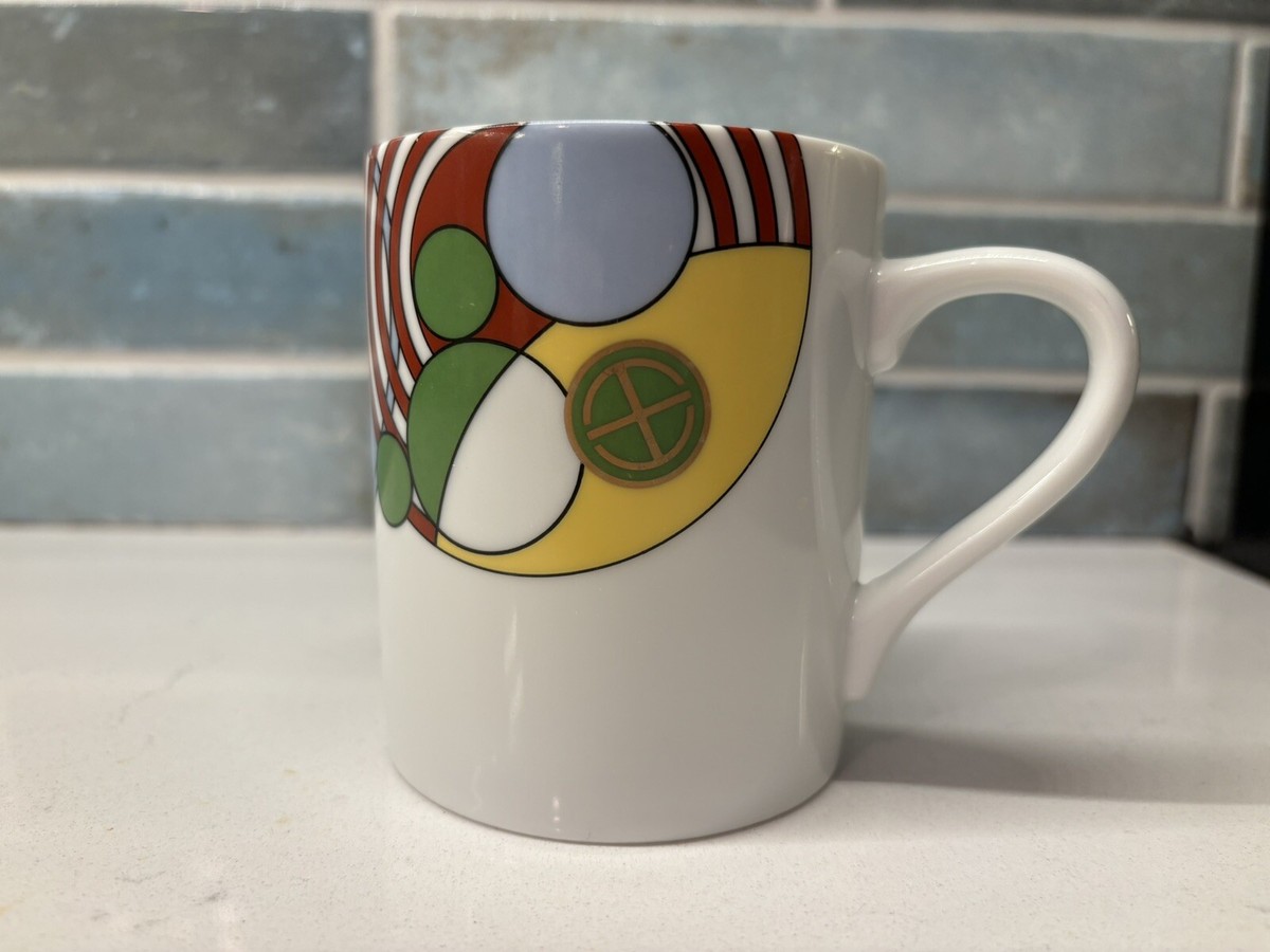 Set of 10 Tiffany & Co & Frank Lloyd Wright 'Cabaret' coffee mugs