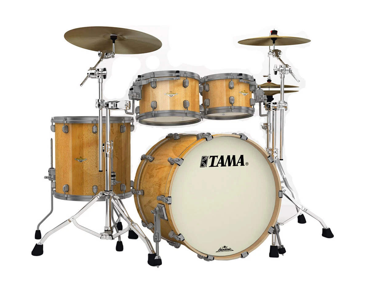 TAMA Starclassic Maple 4 piece Shell Pack Gloss Natural Movingui