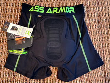 Ass Armor Sport Shorts padded tailbone protection biking skateboard ski XL