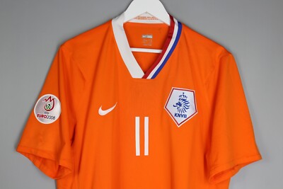 HOLLAND NETHERLAND NATIONAL TEAM 2008/2009 HOME SHIRT NIKE #11