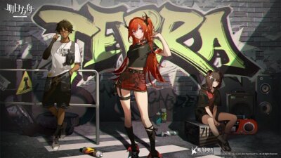 Anime surtr arknights thorns zima anniversary Stitched Gaming Mat Desk