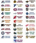 32 Customized NHL Logo Team Labels For BCW Sports Card Tall Dividers LABELS ONLY