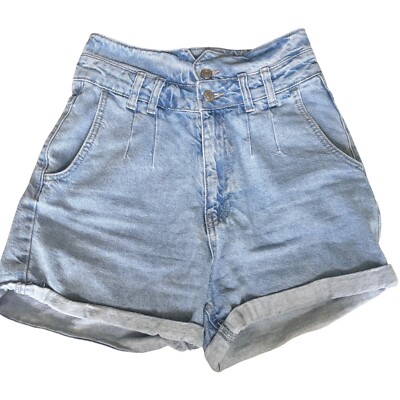 DF Jeans by Defacto High Waisted, Light  Wash Jean Shorts Size 34