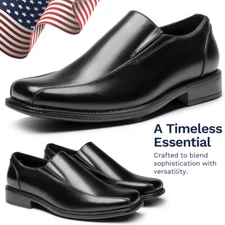 Men's Slip on Dress Oxfords Loafers Formal Shoes Business Wedding Party Shoes