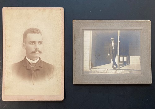 Sixteen (16) FANTASTIC CABINET CARD & OTHER ANTIQUE PHOTOGRAPHS c.1890s - Picture 7 of 17