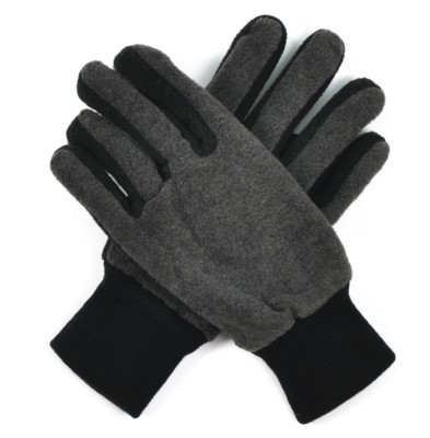 MNNER HERREN FLEECE HANDSCHUHE SCHWARZ GRAU DOPPELT GEFTTERT rk1685 |  eBay.de