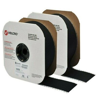 4'' Wide VELCRO  Brand HIGH-TACK Acrylic Adhesive Hook & Loop Set - 1 YARD