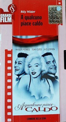 Jemand mag heiß 1959 VHS mit M.Monroe, T.Curtis und J.Lemmon