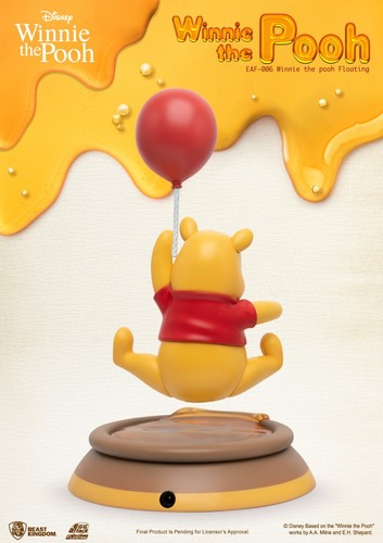 Disney Winnie The Pooh Egg Attack Floating Pooh Figure Beast Kingdom EAF-006 - Picture 3 of 6