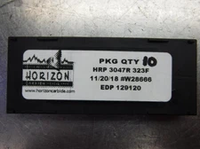 Horizon Carbide Grooving Inserts QTY10 HRP 3047R 323F (LOC736)