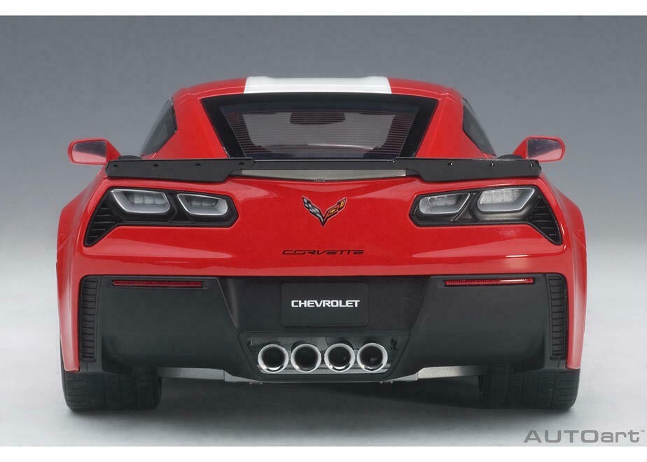 1/18 Chevrolet Corvette C7 Grand Sport Red 2017 Model Car By
