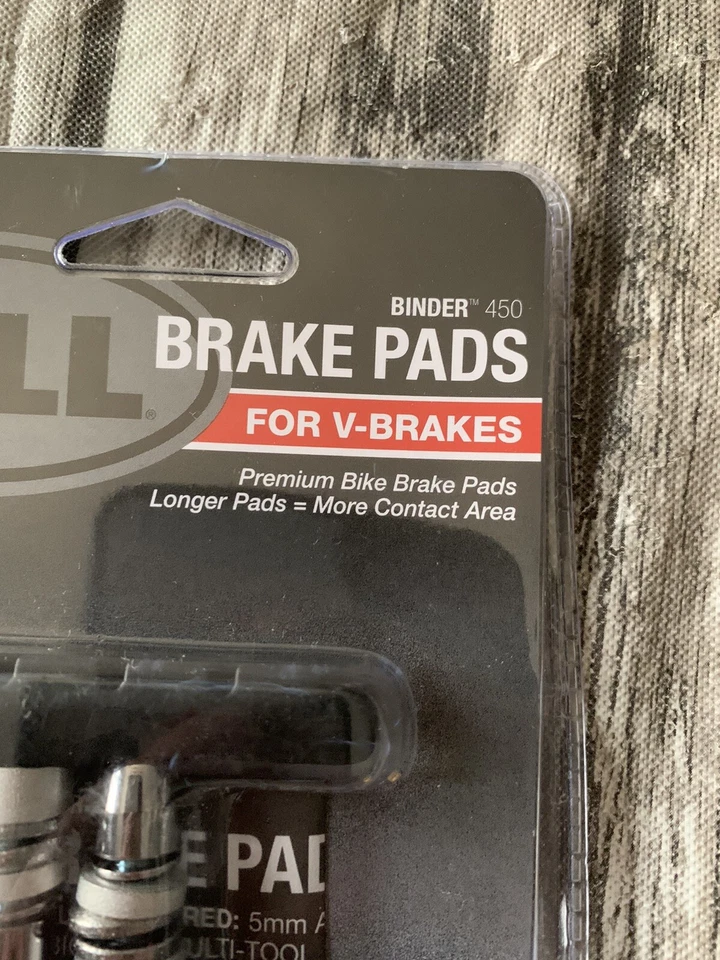 Bell Binder 450 Premium V-Brake Bicicleta Bicicleta Pastillas de Freno Universal Foto 4 de 4