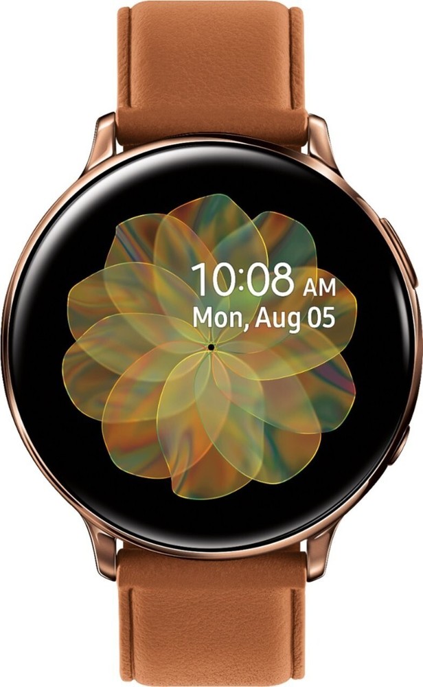 Samsung - Galaxy Watch Active2 Smartwatch 44mm Stainless Steel LTE - Gold