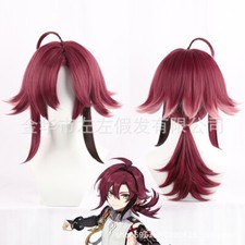 Genshin Impact Shikanoin Heizou Cartoon Cosplay Wig Heat Resistant Synthesis Wig