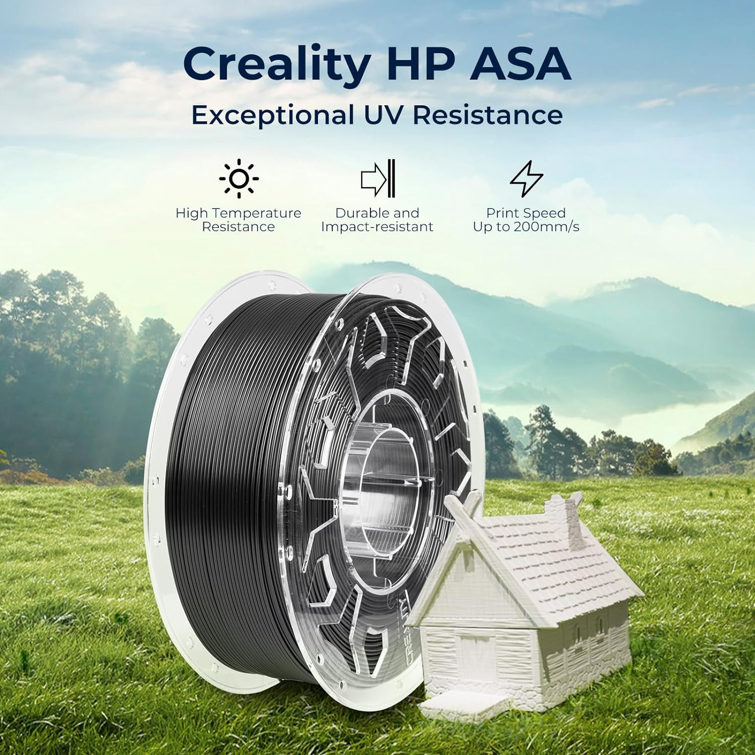 【Kaufe 10 Zahle 5】Creality PLA Matt PETG PLA+ ASA 3D-Drucker Filament 1,75mm,1KG - Bild 2