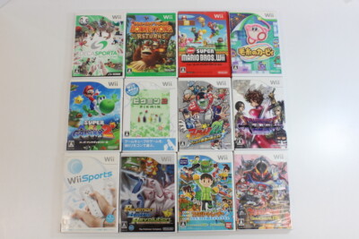 Wholesale Lot of 12 Nintendo Wii games Scratched discs Japan Wholesale Lot of 12 Nintendo Wii games Scratched discs Japan