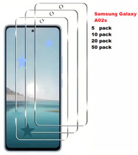 Whole sale Lot Samsung Galaxy A02s  Tempered Glass Screen Protector