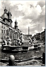 Cartolina - Piazza Navona - Roma, Italia