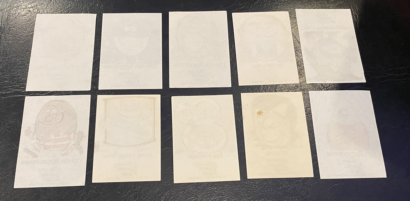 1970S SUNNY QUEEN EGGS PROMO STICKERS TRADING CARDS ART BY WEG EGGCELLENTNMINT! eBay