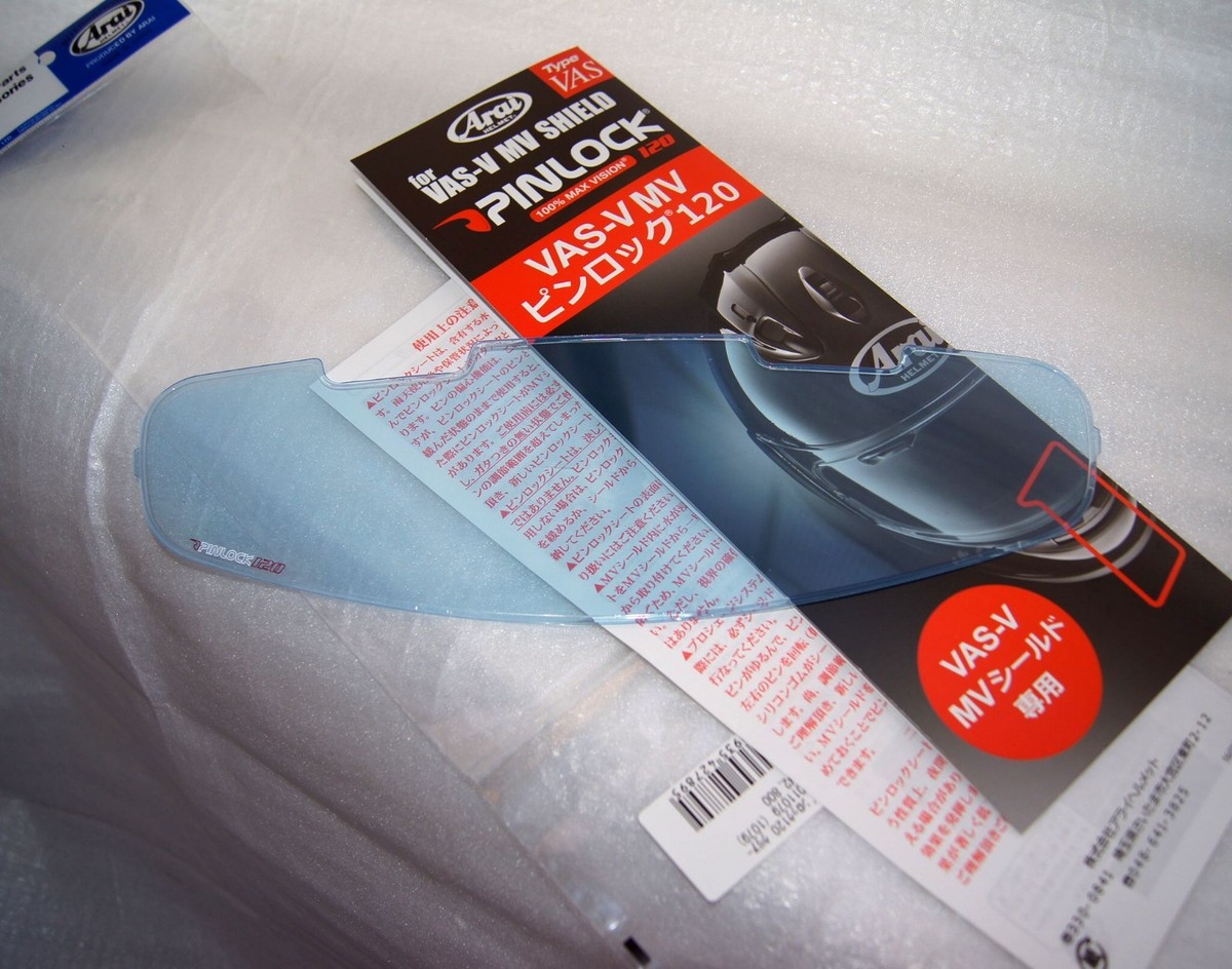 Arai genuine PINLOCK Lens antifog insert Clear VAS-V ASTRAL-X QUANTUM-X  Signet-X