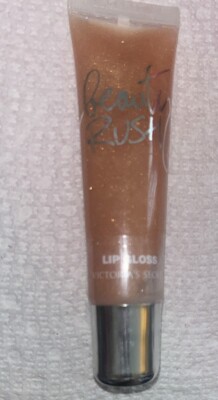 Victoria's Secret Beauty Rush Lip Gloss TOASTY ALMOND. Full Size 0.46 Oz Sealed