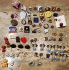 Vintage Mixed Lot Jewelry: Pins Charms Silver, Sterling, Gold Tone /Gold Filled