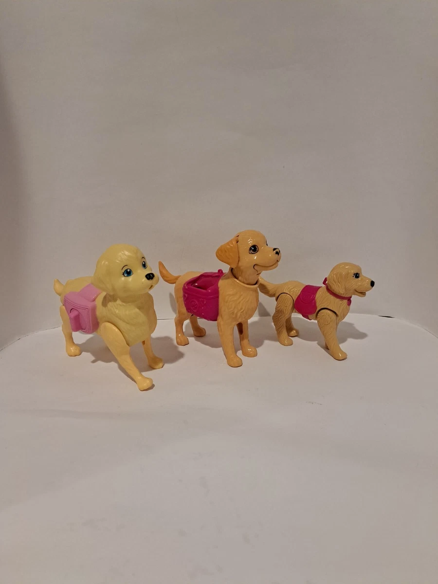 Barbie dog walking set sale
