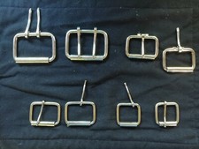 Nickel Plated Roller Buckles - Single Prong