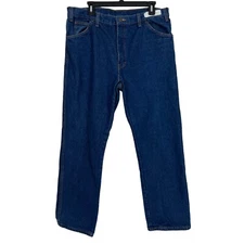 DICKIES Men’s Blue Jeans Sz W38”Actual Waist 37”/Inseam 30” Tag On Waistband