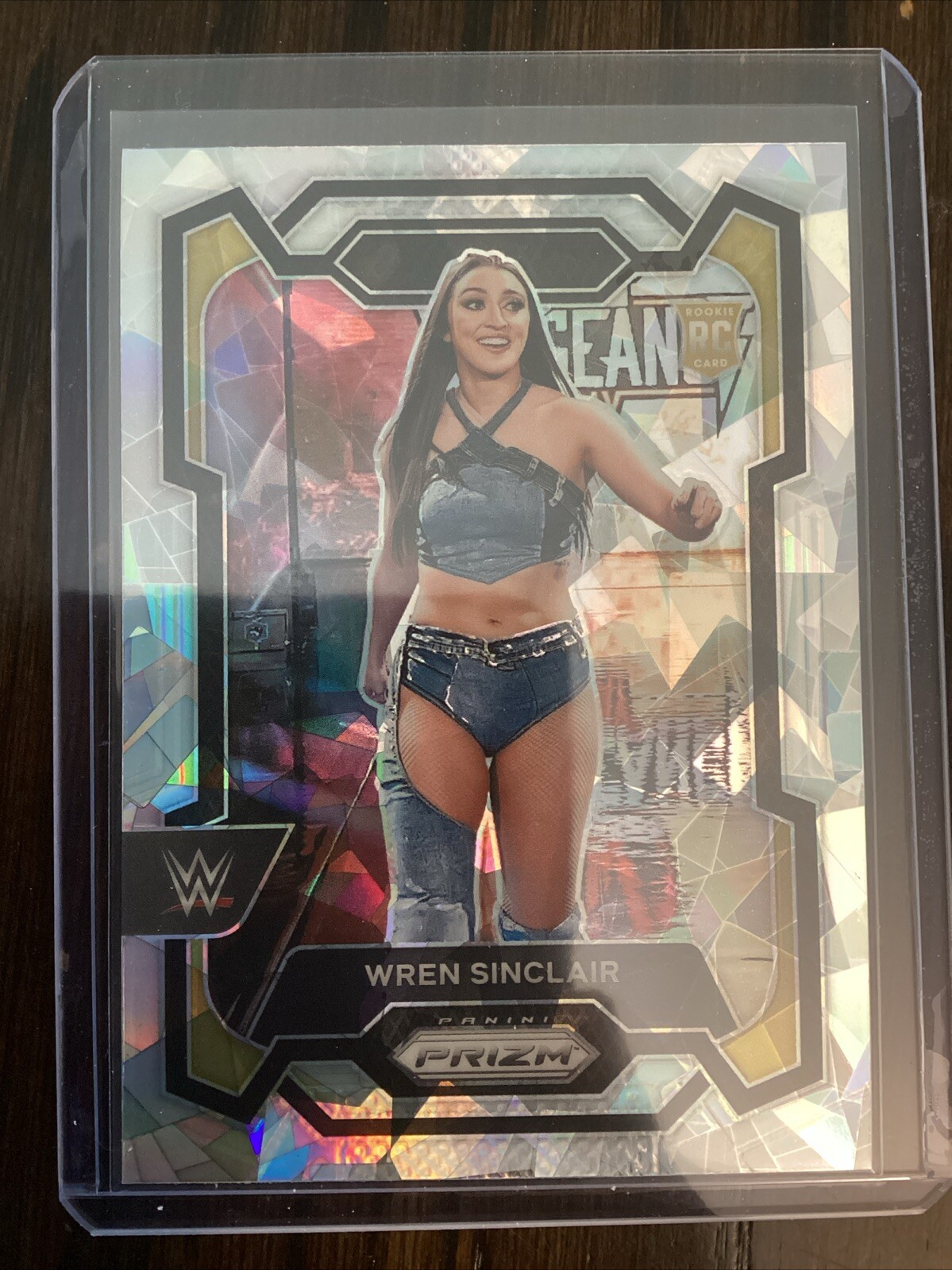 2024 Panini Prizm WWE - Ice Prizm #195 Wren Sinclair (RC)
