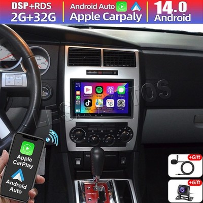Android 14 Apple Carplay Car Stereo Radio GPS Player For Dodge Magnum 2005-2007