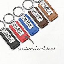 Personalised Keychain For Men Women Metal Car Key Chain Pendant Gift