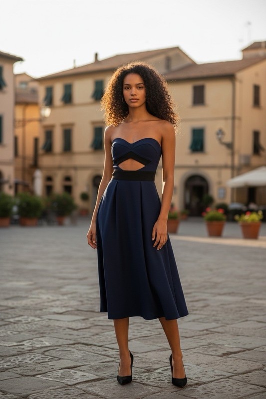 self portrait dress size 2 Lulu Strapless