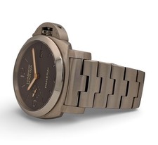 Panerai Luminor PAM351 1950 3 Days Tobacco Chocolate Dial Titanium PAM00351 B&Ps 3