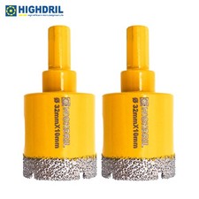 2pcs 32mm Diamond Drilling Core Bits Drill Bit Hole Saw Cutter for Ceramic Tile