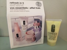 Clinique Refresh In 5 Piece Set NEW Dramatically Different Moisturizing Gel