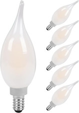 Dimmable Led Chandelier Light Bulbs, E12 Candelabra Bulb 60 Watt Equivalent, 5.5