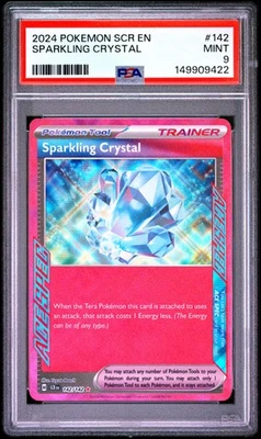 sparkling crystal pokemon card price Amazon.com: Pokemon - Sparkling Crystal 142/142 Stellar Crown – ACE SPEC main image 1