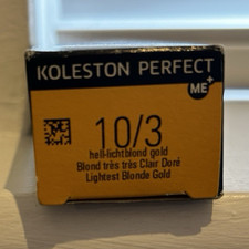 Image of Wella Koleston Perfect ME+ Permanent Cream Hair Dye 10/3 Lightest Blonde Gold