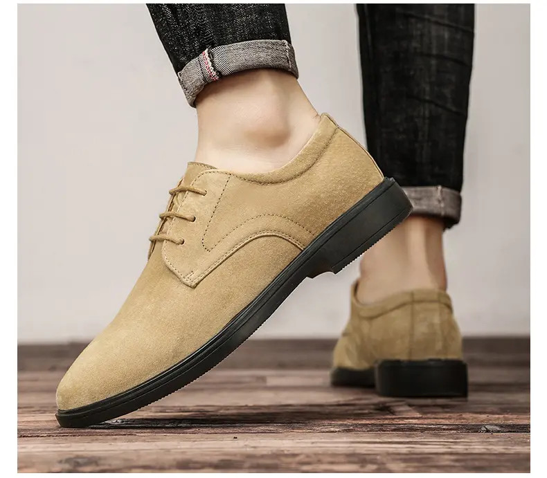SAOLA Scarpe uomo stringate eleganti formali vera pelle casual business retrò stile britannico